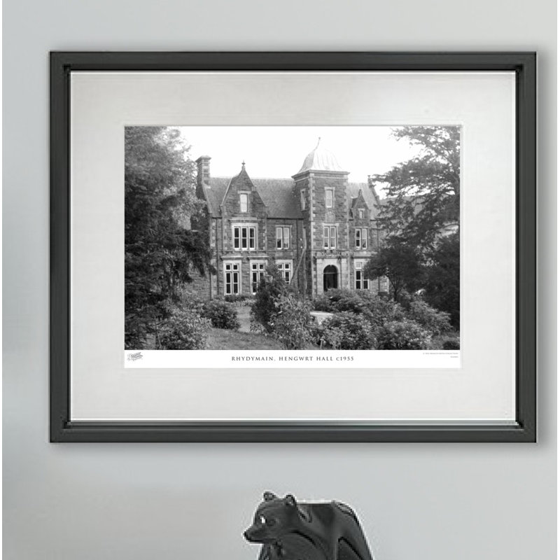 Rhydymain, Hengwrt Hall C1955 by Francis Frith - Single Picture Frame Print, 28cm H x 36cm W x 2.3cm D