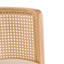 Tabouret de comptoir rembourré en bois beige (ensemble de 2 pièces)-151644410