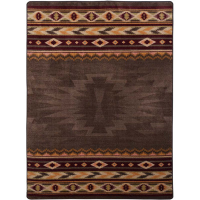 Tapis brun Bushley