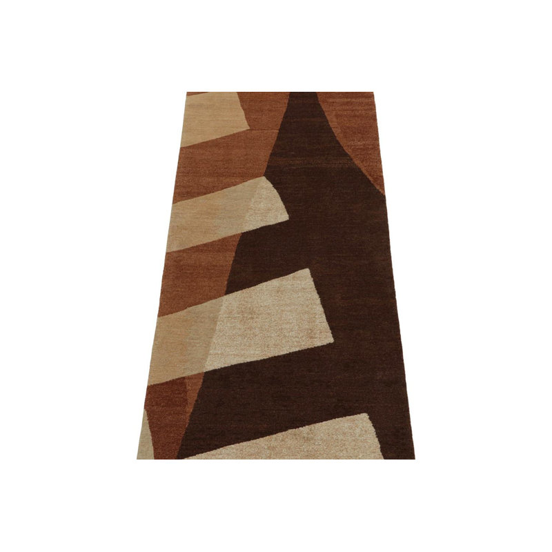 Wool Area Rug in Brown