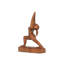 Mini figurines de yoga faites à la main en bois de 8 po, statue de pose de yoga, décor de studio de salle de yoga, cadeau de Yogi Mindful Home Decor, objets de décoration de tablette décorative - haute fente