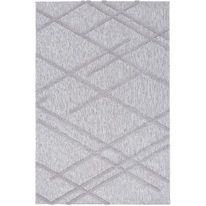 Stoiko Striped Indoor Rug, Rectangle 4' x 5'11"