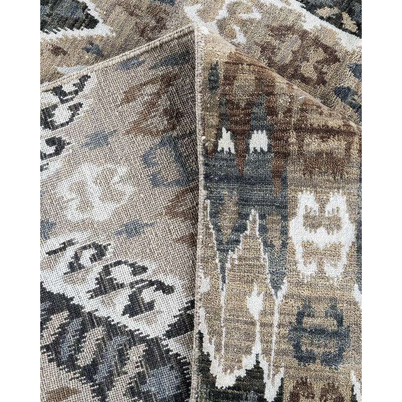 Overdyed One-of-a-Kind 9' 3" X 12' 3" Hand Knotted Area Rug