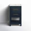 Meuble-lavabo simple 20 po avec plateau en céramique Bickley-1786153483