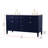 Rivers 60'' Double Bathroom Vanity with Marble Top-365916709