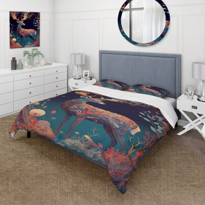 Ensemble de housse de couette en microfibre / polyester Majestic Buck In The Woods II