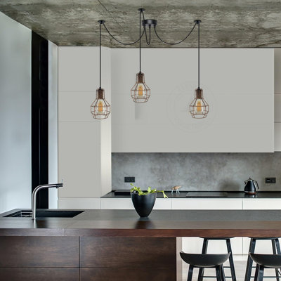 - Light Black Cluster Pendant