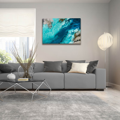  'Salt Water Passage' by Petra Meikle de Vlas Acrylic Glass Wall Art, 36" x 24"