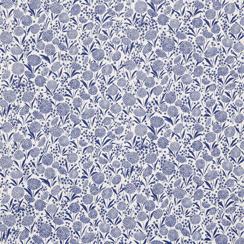 Chrysanthemum Wallpaper, Blue