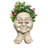Muggly's Grandma Violet Face Statue Planter-756474816-756474822