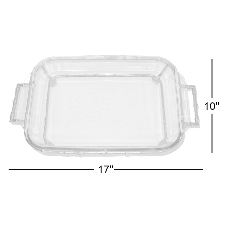 Plat de cuisson rectangulaire en verre pyrex 3 qts dessauhome