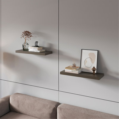 Smokey Oak Floating Shelf