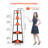 5 Tier Corner Shelf, Tall Corner Bookshelf, Plant Rack