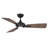 52" Mykonos 3 - Blade Outdoor/Indoor Smart Ceiling Fan with Remote Control and LED Light Kit Included, Works With Alexa and iOS or Android App-50618008-50618007