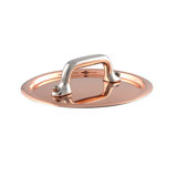 Mauviel M'MINIS Copper Lid With Brass Handle, 3.5-In