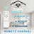 Denelda 20 Inch Modern Low Profile Flush Mount Ceiling Fan with Lights, DC Motor Dimmable LED Light Ceiling Fan