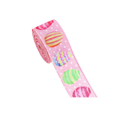Easter Carrot Egg And Bunny Patterned Ribbons Suitable For Crafting Gift Wrapping DIY Ribbon Bows Bouquet Wrapping And Wreath Decoration