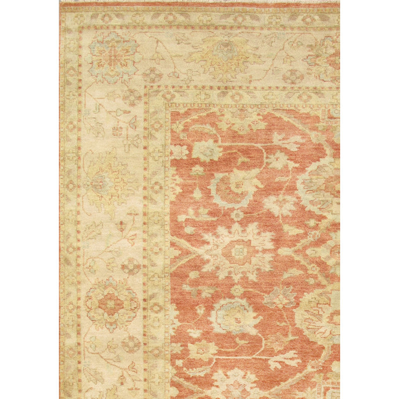 Melody Hand Knotted Wool Oriental Area Rug, Rectangle 6'3" x 8'11"