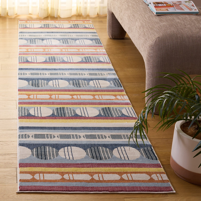 Tapis à performance géométrique Hornbeck 300, Tapis de couloir 2 pi 2 po x 9 pi