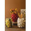 Vase en céramique Kalalou - Tomates - 10,5 po de hauteur, motif de fruits colorés
