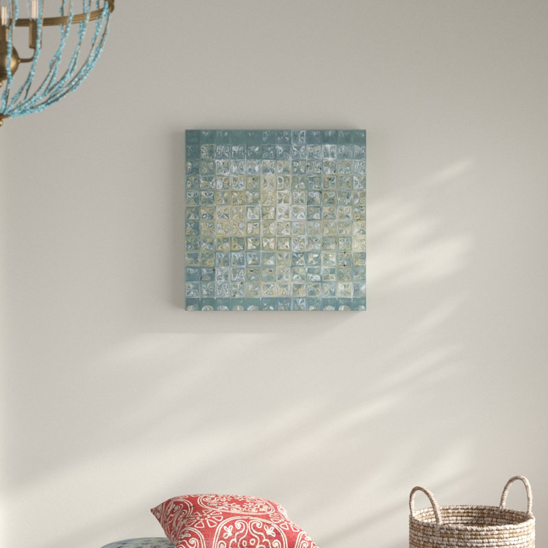 « tile art #2 2013 », reproduction d’impression sur toile encadrée, H 21,5 po x l 21,5 po