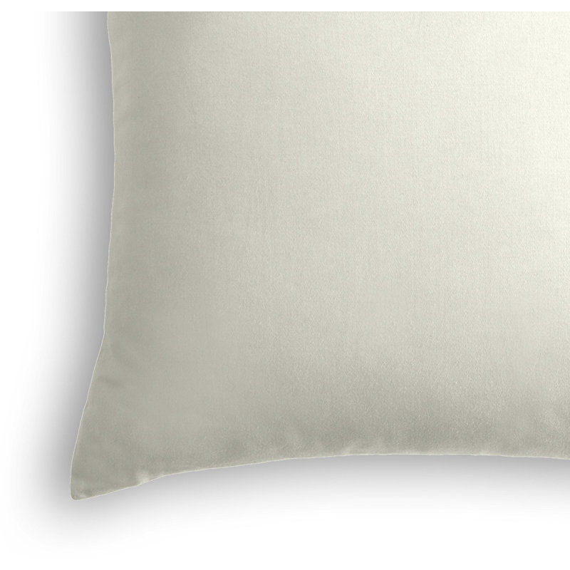 Housse de coussin intérieur / extérieur, 26 po x 26 po, Blanc, Pas de bourre