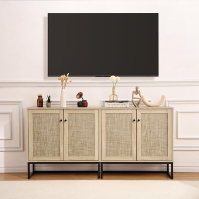 Ensemble de 2 armoires de rangement Modern Rattan