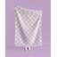 Checkered Wool Jacquard Throw Blanket-92357742