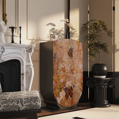 Modern 4-Drawer Storage Chest for Living Room