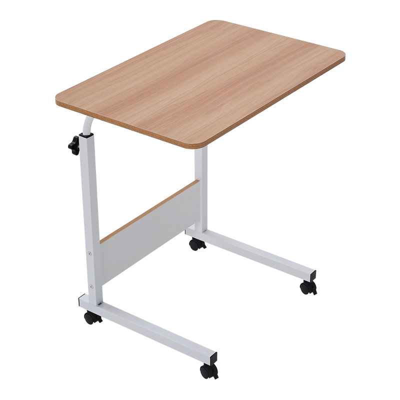 Adjustable Metal Base, Light Wood