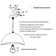 Jimyah 1- Light White Polyesters Unique/Statement Modern Pendant