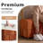 Brown Square Corduroy Woven Ottoman Foot Rest, Soft Comfortable Sofa Stool-874374770