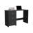 Writing Desk, 3 Drawers, Black