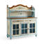 Buffet moderne en bois massif bleu-705491851