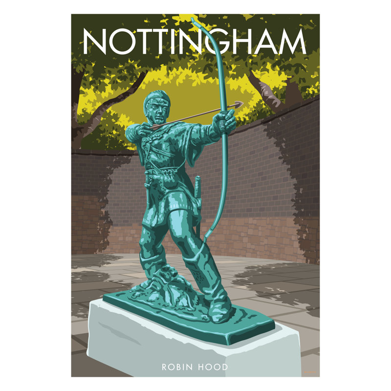 Nottingham 2 by Stephen Millership - Print, No Frame, 40cm H x 30cm W x 1cm D