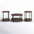 Fabiola 3 - Piece Solid Wood Living Room Table Set