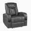 Lachanda 35.5" Modern & Contemporary Breathable Faux Leather Power Reclining Chair with Wireless Charging & Bluetooth Speaker, LED Lighting & Cooling Cup Holder