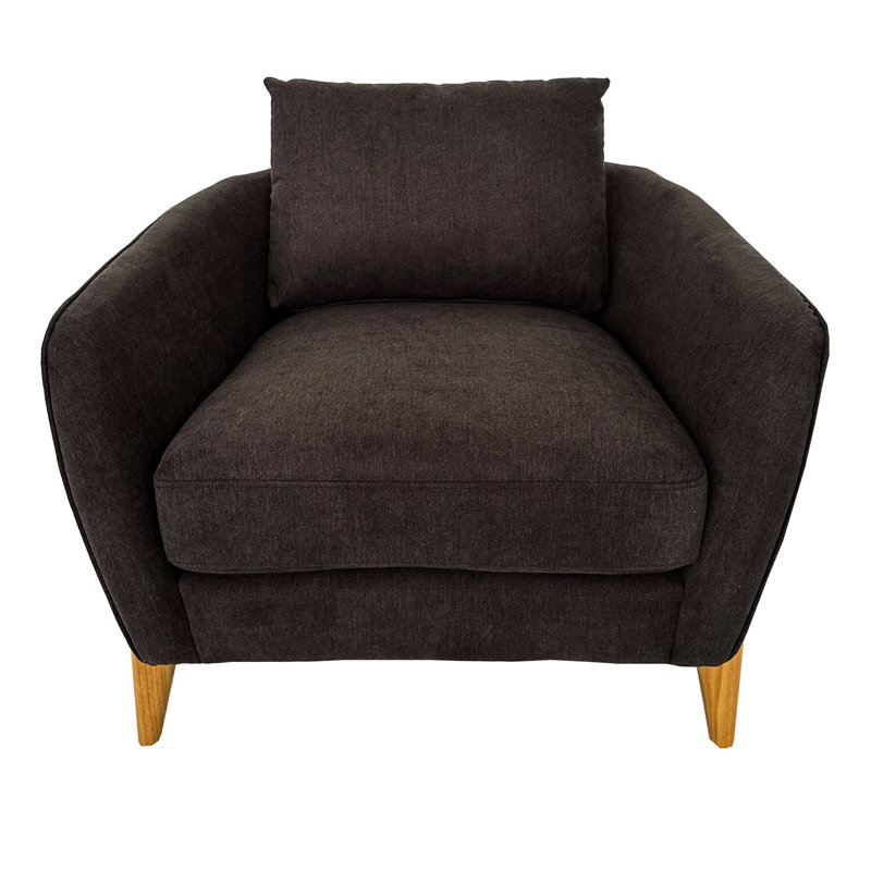 Fauteuil de lecture confortable, couleur neutre, style décontracté, grande liberté de mouvement, 1 place, faible encombrement