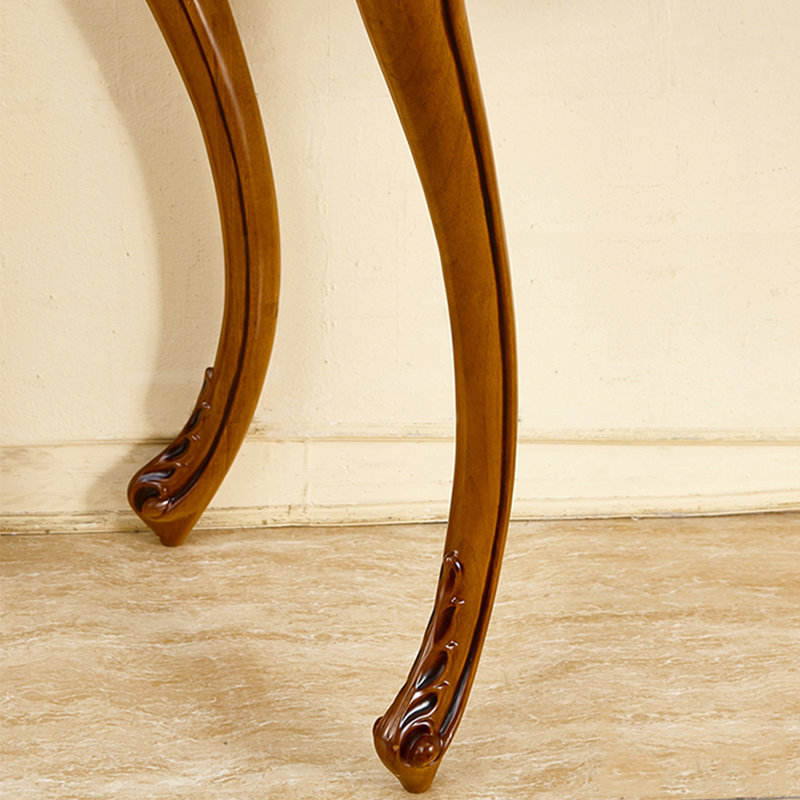 Console en bois massif de style européen