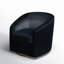 Holden 31.5" Wide Velvet Swivel Barrel Chair-956666810