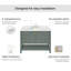 Magnolia Bath Vanity Rectangular Basin S049SWQ-1177998965-1174931239