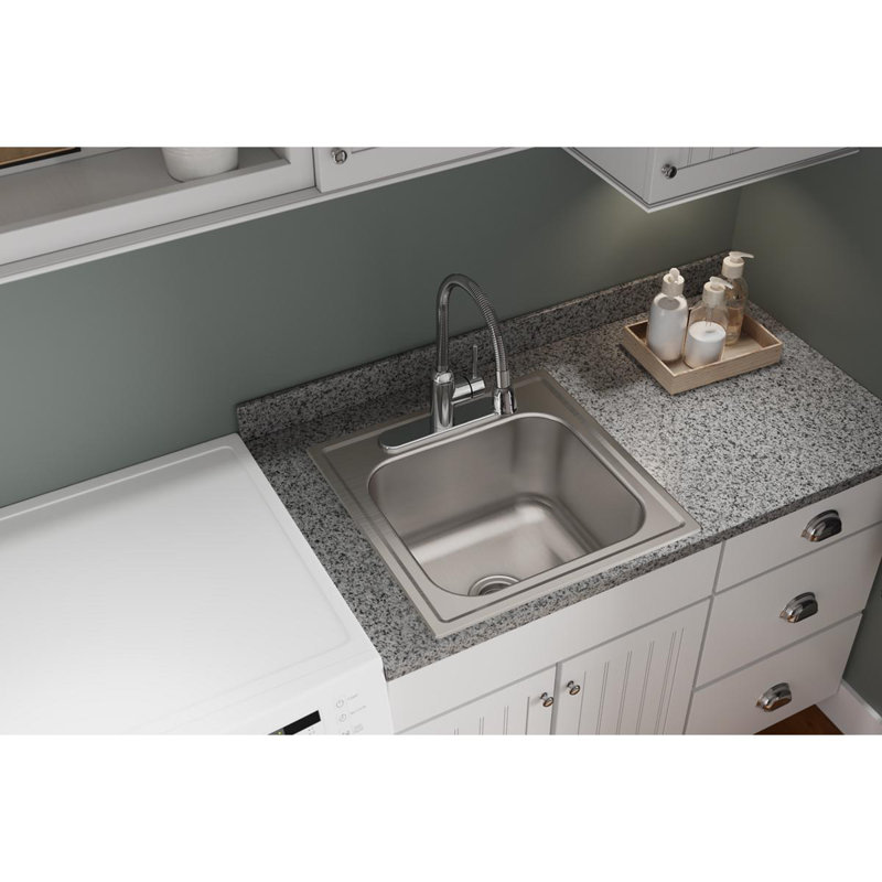 Évier de cuisine à montage sur plan L 20 po x l 20 po Classic, 3