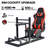 Anman Gt/F1  Introductory Simulation Racing Cockpit 6030 Aluminum Racing Frame, Shift Panel With Additional Sidebar, And More Stable. Fit For Straight Drive Steering Wheel Gpro Csldd T818 , Includes Frame & Seat Only