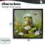Cadre flottant Buddha Bull Bull Meditation, design par Tina LeCour-65826889-65826892