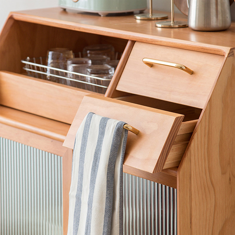 Buffet en bois de cerisier massif
