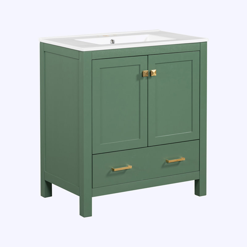 Bathroom Vanity with Single Combination Under Counter Sink