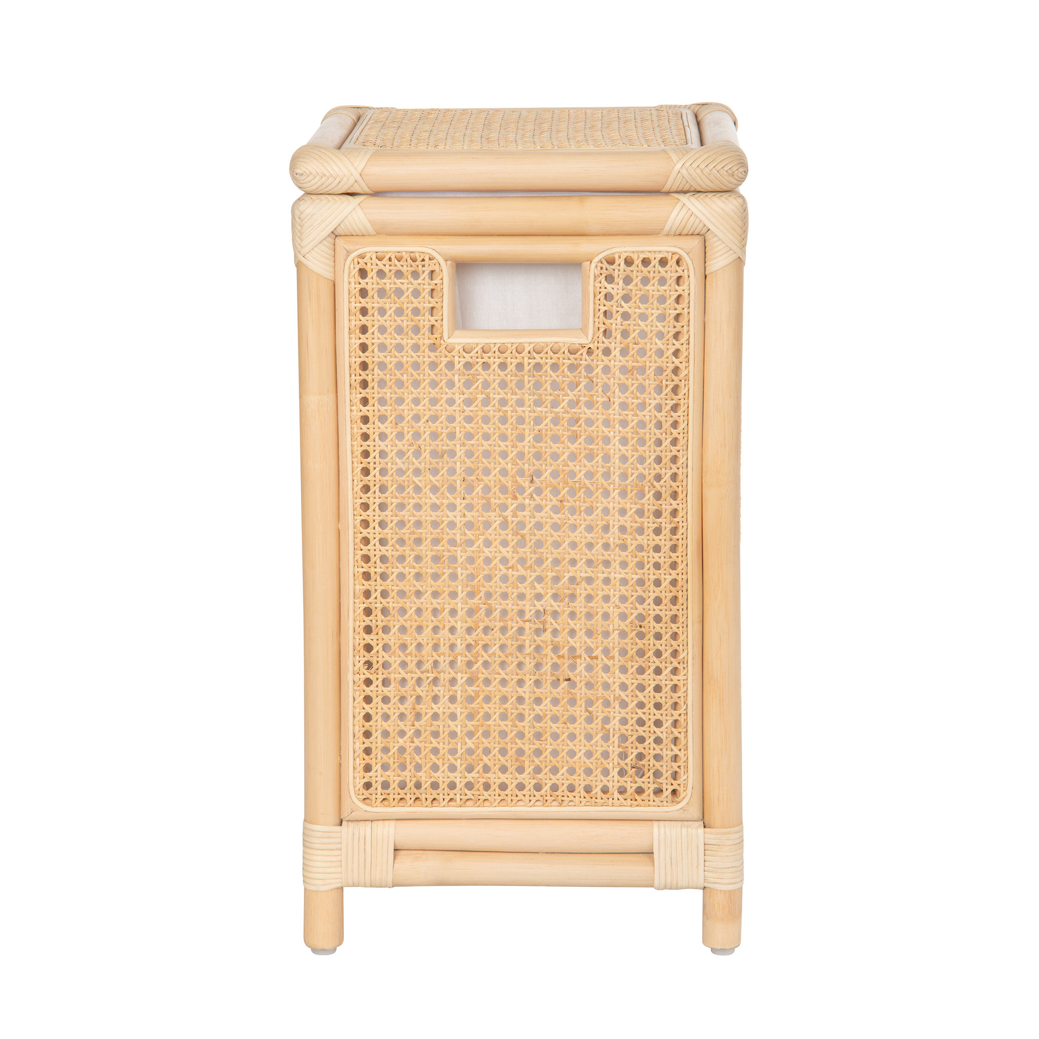 Kouboo Square Rattan Cane Clothes Hamper and Laundry Basket with