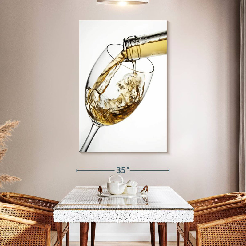 Yarlin Serving White Wine, 51" H x 34" W
