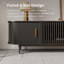 Meuble télé Mid-Century moderne, porte coulissante, entièrement assemblé-114660532-114660535