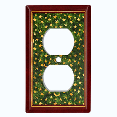 Patterned 1 - Gang Combination Plate Standard Combination Wall Plate